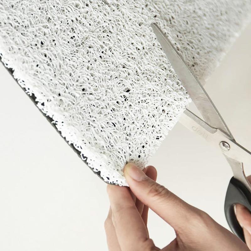 Скандинавский коврик для двери, ковер для прихожей, коврик для гостиной, можно резать, коврик на заказ из шелковой петли, кухонный коврик, противоскользящий коврик