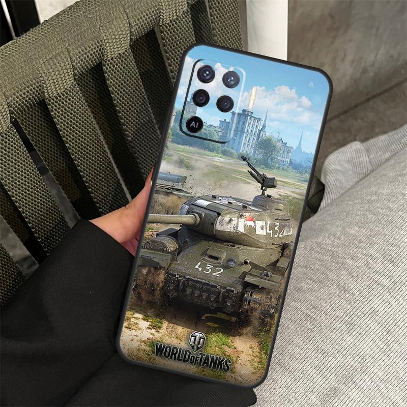 Кейс World Of Tanks для OPPO A78 A77 A17 A15 A52 A72 A91 A93 A5 A9 A54 A74 A94 A53s A54s A57s A16 A76 A96