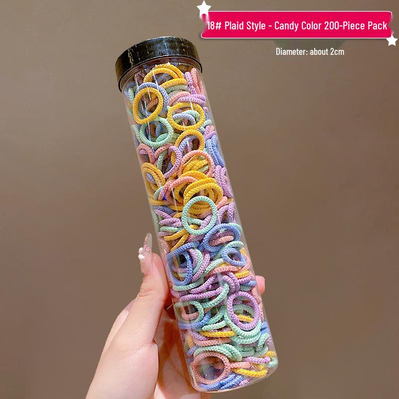 Не повреждающие эластичные резинки для волос: Идеально для детских хвостиков и конфетно-цветных причесок маленькой девочки.