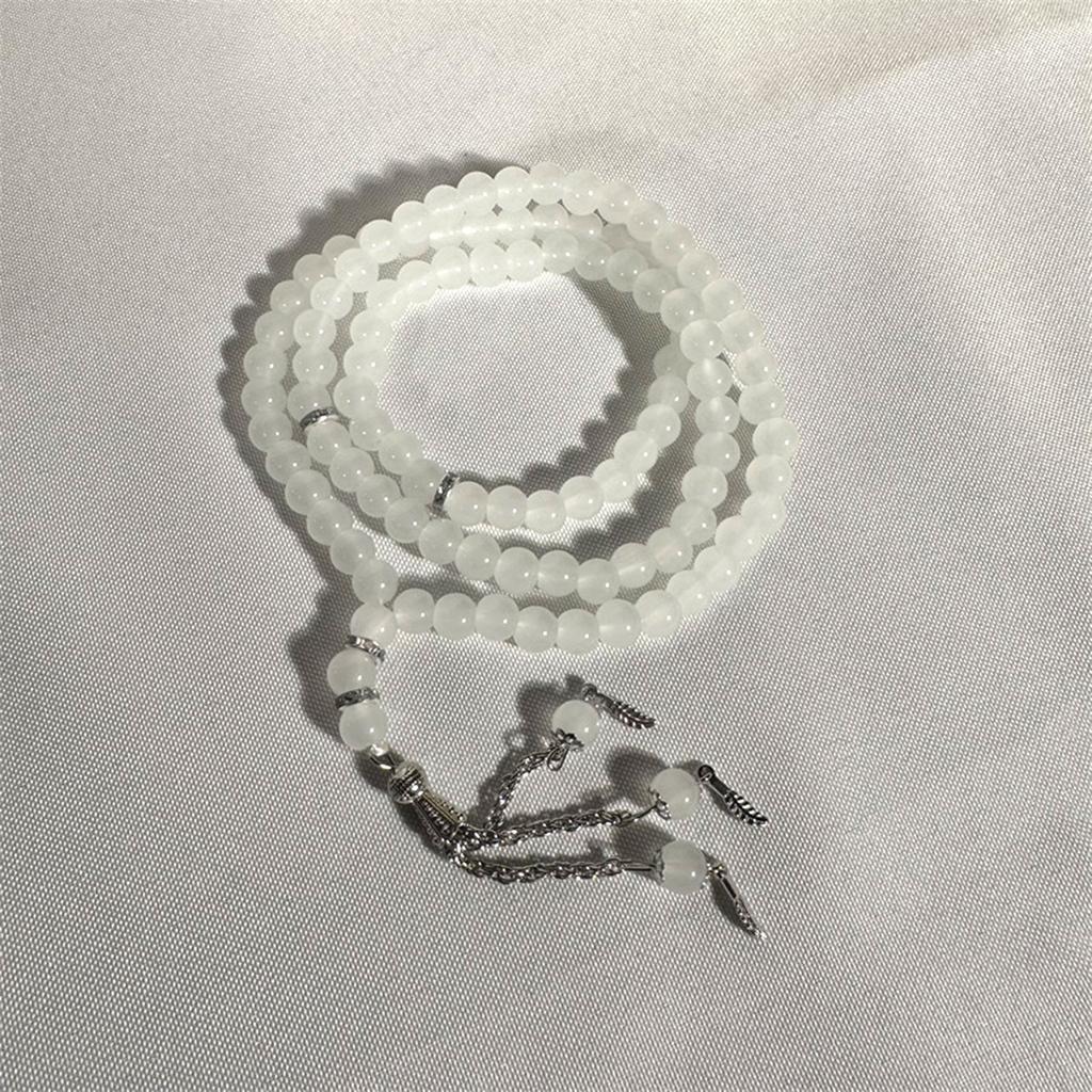 Ручной работы Молитвенные бусины Традиционный Тасбих для мусульман 99 Четки Браслет Исламская мусульманская религия Подарок на Ид Ювелирные изделия