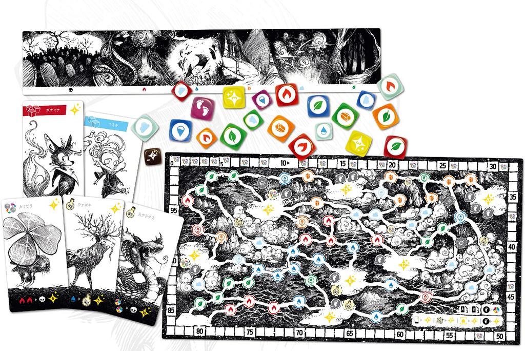 Настольная игра японская версия Glow~Tomoshibinotabi~