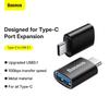 Converter Baseus  Baseus Ingenuity USB-C to USB-A adapter OTG (Black)