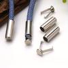 20/40pcs Metal Cord Locks, No-Install Button Style Adjustable Drawstring Stoppers for Shoelaces, Hoodies, Coats and Pants, Cables and DIY
