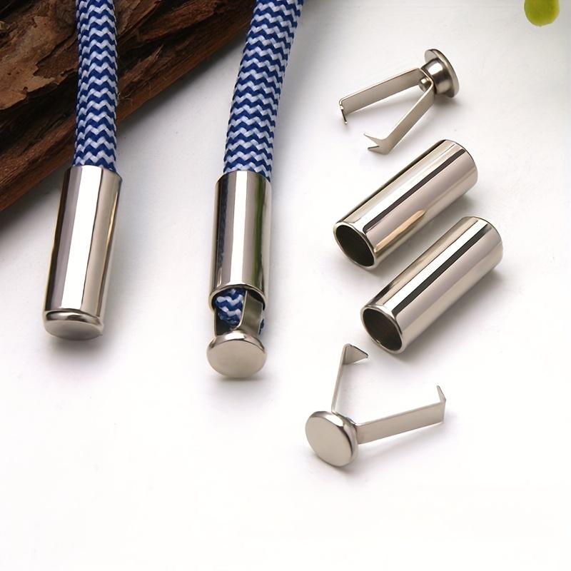 20/40pcs Metal Cord Locks, No-Install Button Style Adjustable Drawstring Stoppers for Shoelaces, Hoodies, Coats and Pants, Cables and DIY