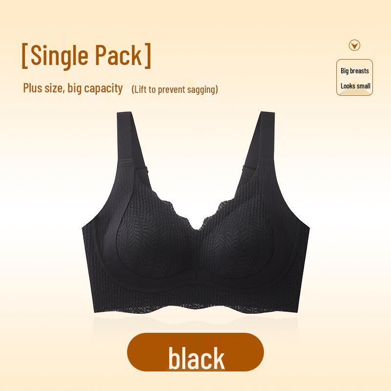 Бесшовный бюстгальтер без косточек большого размера с защитой от провисания для женщин