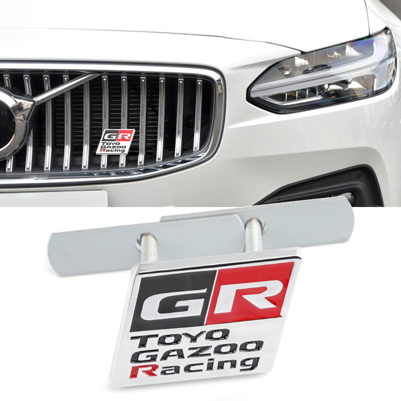Металлическая наклейка на автомобиль GR Gazoo Racing Логотип Значок Эмблема Декаль для HV Y-ARiS GRMN 86 P-rius H-arrier