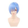 SUNXXCOS Re:Zero - Начиная жизнь в другом мире Термостойкий парик Костюм Аксессуар для костюма Фестивальный парик (Рем)
