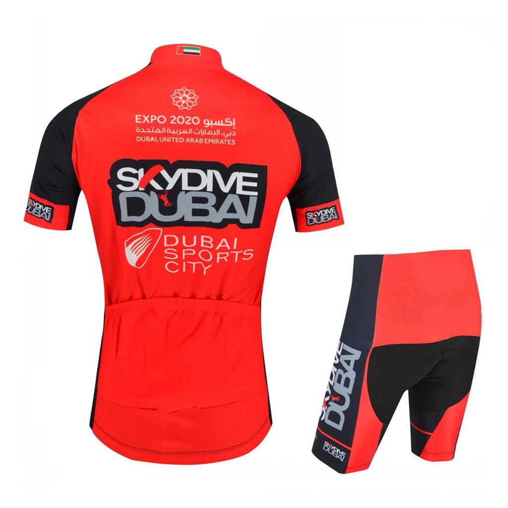 Team Skydive Cycling Jerseys Kits Summer Bicycle Maillot Breathable MTB Short Sleeve Bike Cloth Ropa Ciclismo Sets