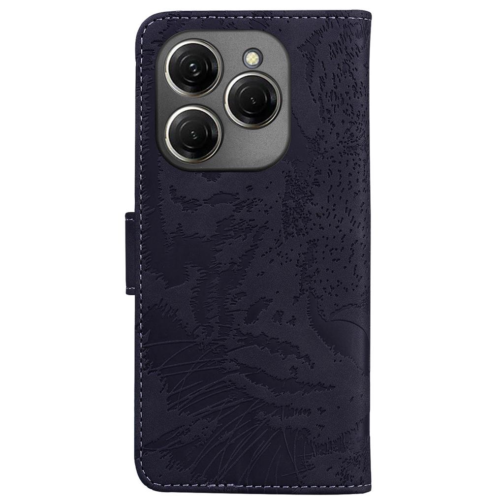 Для TECNO Spark 20 Pro Кошелек Чехол для телефона Узор Тигр Искусственная кожа Откидная крышка