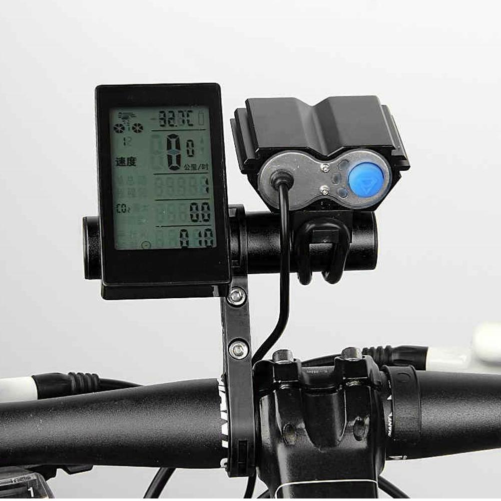 Стабильное крепление-удлинитель для велосипеда, зажим, хомут, держатель кронштейна для фонарика/фары на руль велосипеда