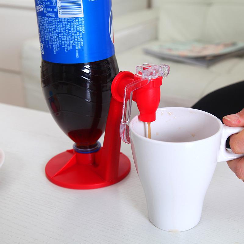 Креативная бутылка для напитка Sprite Coke с перевернутым насосом для диспенсера воды