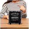 Cadre dentiste certifiée meilleure dans toute la france noir | Idée Bureau Cadeau Travail Collègue