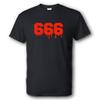 666 Стекающая Рубашка Новый Бренд Разные Размеры и Цвета Унисекс Футболка