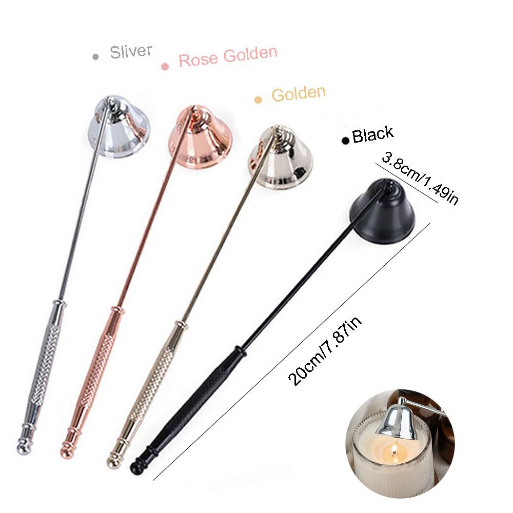 Нержавеющая сталь фитиль свечи гаситель свечей DIY уход за свечами аксессуар крышка колокольчика ручная работа украшения нескользящая ручка гаситель свечей декор подарки