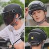 DFG3C Certified Unisex Summer Electric Car Safety Helmet - Sun Protection Motorcycle Half Helmet