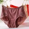 Кружевное нижнее белье Трусики средней длины с талией Сексуальные трусики больших размеров Модальные треугольные трусики Женское нижнее белье Трусики