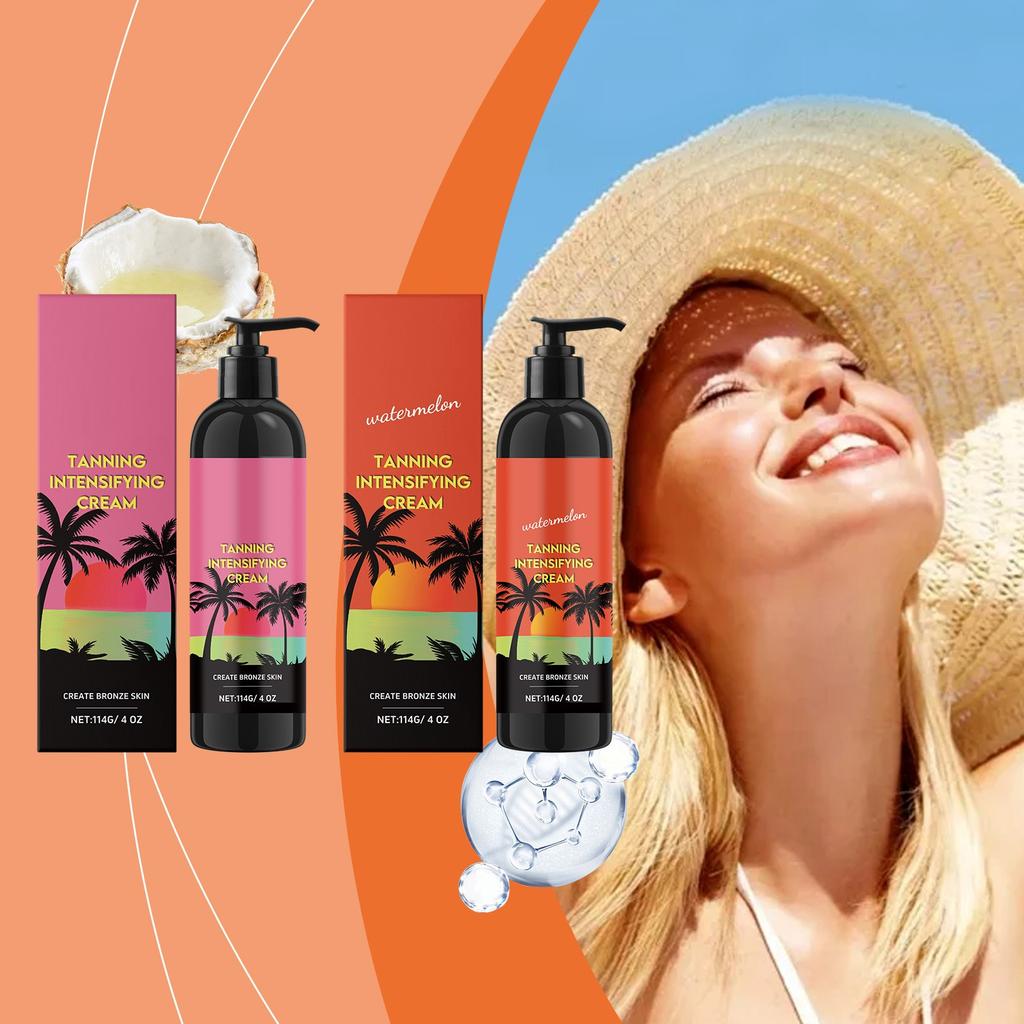 Черный крем для тела Летний автозагар без солнца Мгновенное проявление цвета Стойкий антипригарный крем для одежды