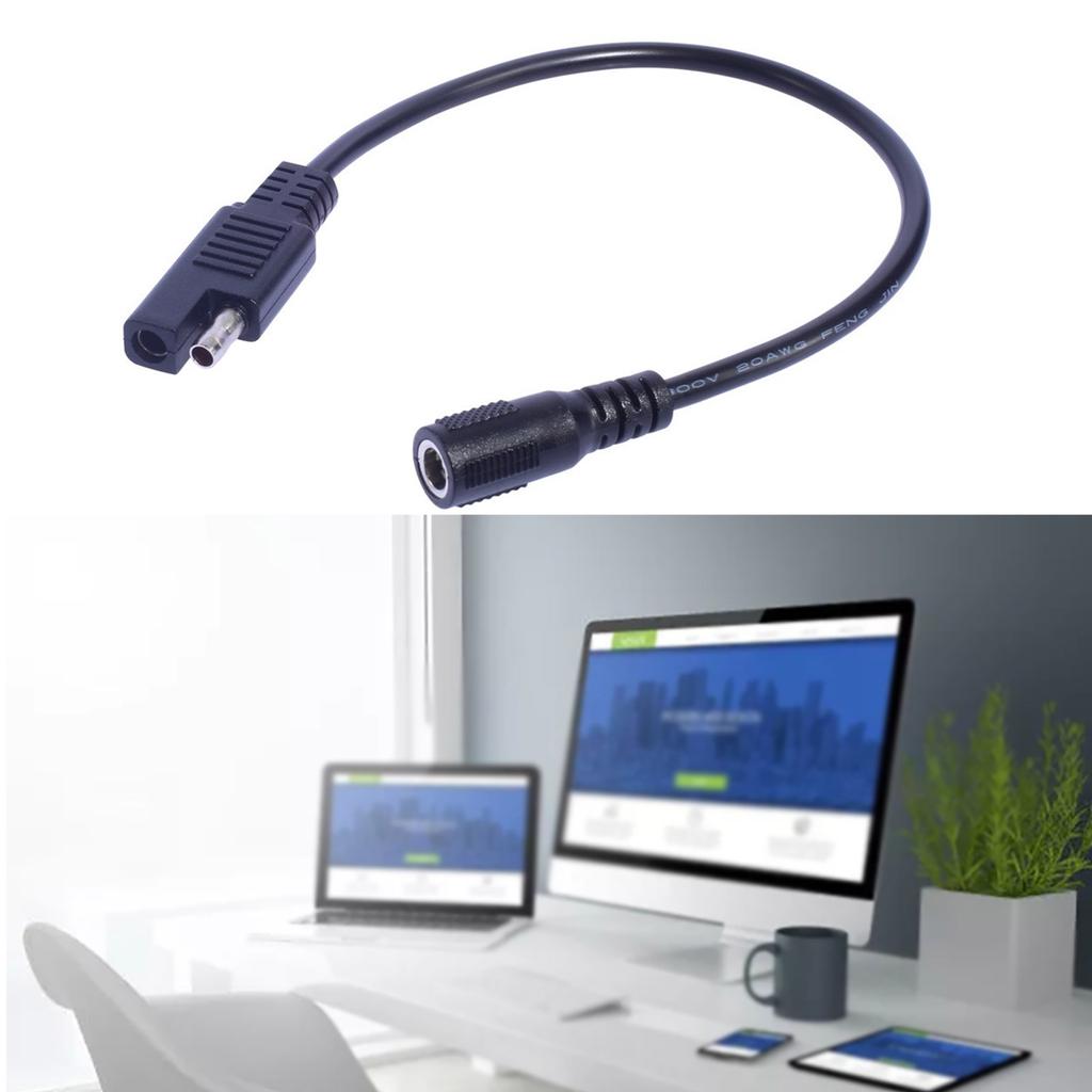 DC5521 Кабель питания «мама» на SAE, разъем SAE для солнечной панели, разъем для зарядки, удлинитель, переходной провод 20AWG