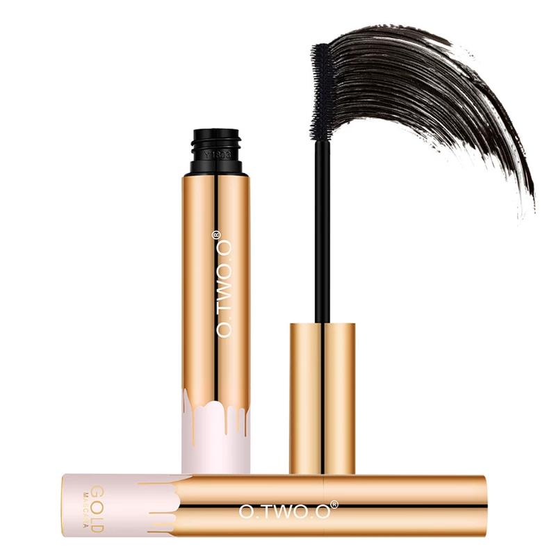 O.Two.O Thick and Long-Lasting Mascara, Waterproof, Shaping, Curling, and Smudge-Proof Eyelash Bushy Mascara