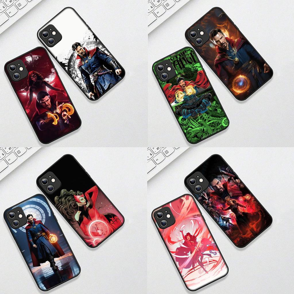 for Apple iPhone 17 16 Plus 13 12 Pro Max Mini X XR Xs ProMax 16E 15+ 17+ Air Phone Case Scarlet Witch Marvel Doctor Strange