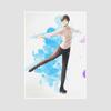 Vintage Sports Anime Yuri On Ice Posters and Prints White Paper Poster Wall Art Painting Home Decor Room Bar Decoration Pictures Interior Mural