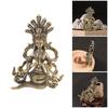 Metal Buddhas Statues for Meditations Decors,Buddhas Statues Figurines Spiritual Decors Table Centrepieces Nuwa Statue