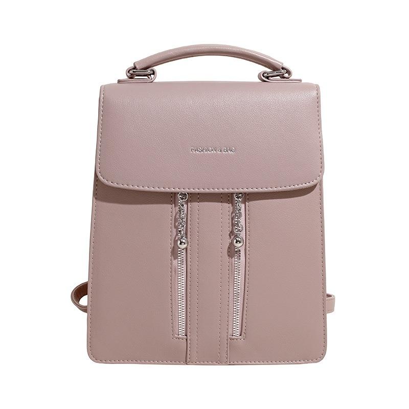 Новый Универсальный Рюкзак Большой Вместимости Мягкая Кожа Студенческий Школьный Рюкзак Для Путешествий На Открытом Воздухе На Плечо Женская Сумка