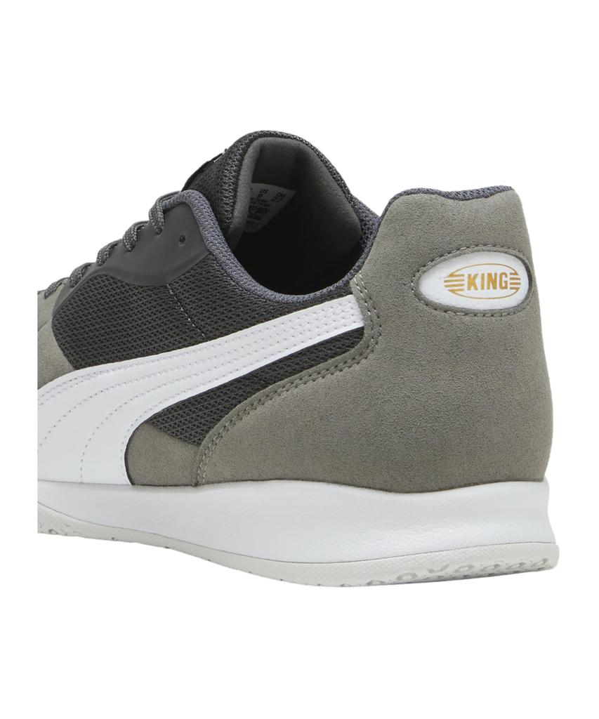 Puma King Top IT 107349 Футбольные, Футзальные и Тренировочные 2024 Теневой Серый Серый Мужские Шиповки, Обувь, Обувь, Весенне-Летние Цвета Белый/Ледниковый (05)