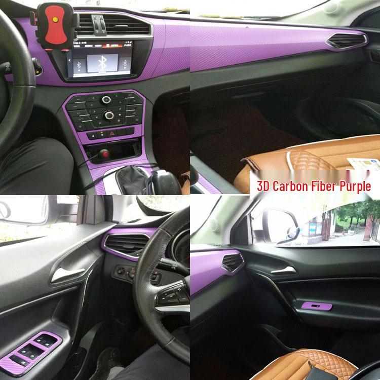 Ruiteng Carbon Fiber Interior Stickers for MGGS Console Decor