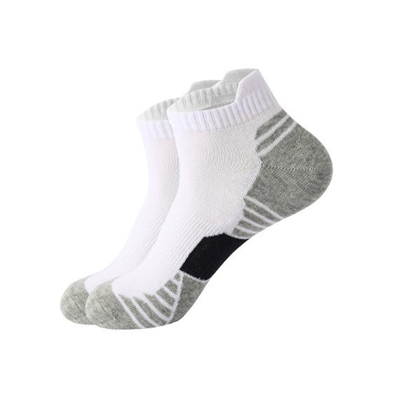 1 пара мужских носков низких дышащих баскетбольных спортивных велосипедных беговых махровых носков высоких эластичных носков-гольфов