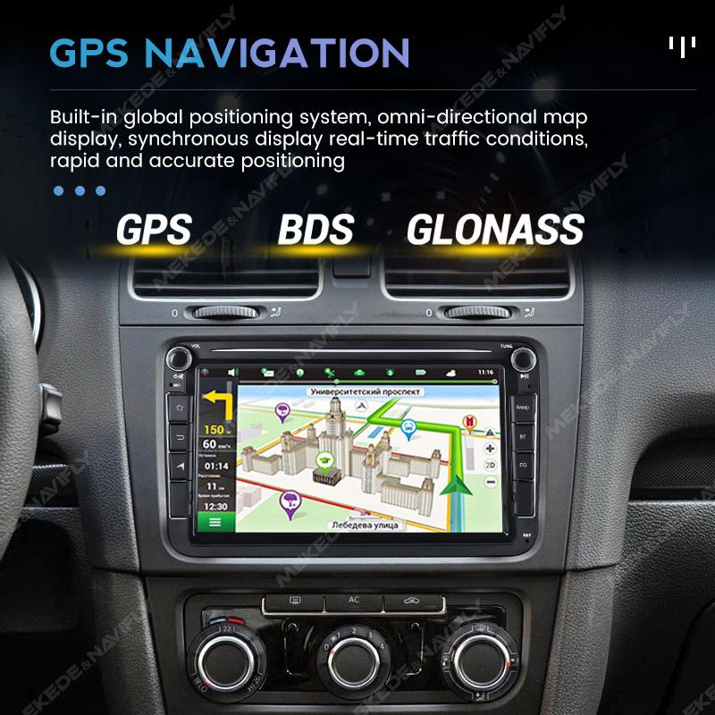 Android Carplay Автомобильный Радио Видео Плеер Для VW Volkswagen Skoda Octavia golf 5 6 touran passat B6 polo Jetta 2Din Стерео Ресивер