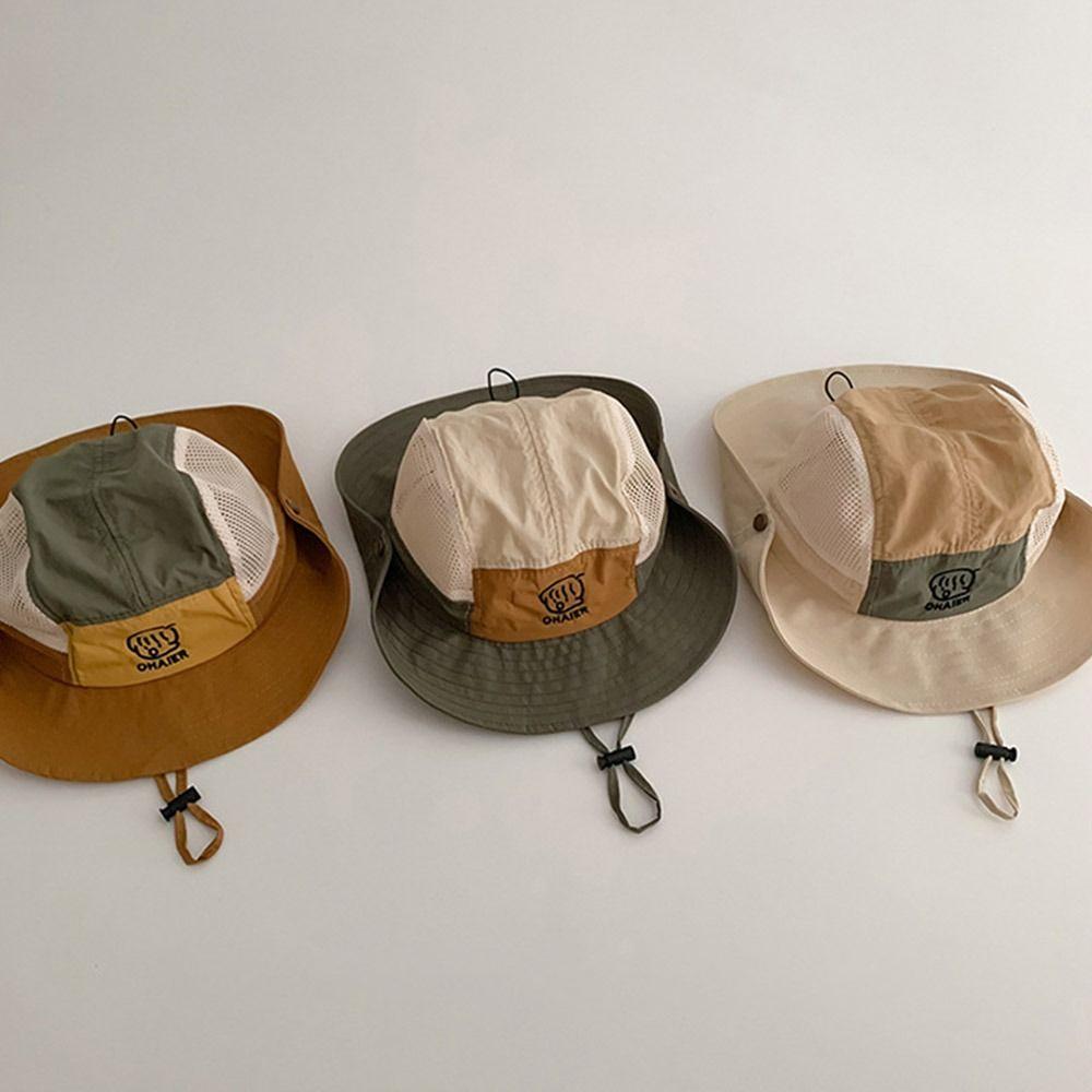 Anti UV Boys Girls Bucket Cap Summer Children Fisherman Hat Cute Baby Sun Hat  Travel