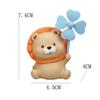 Bear Animals Figures Pig Landscape Decoration Animal Windmill Figurines  Collection Toy