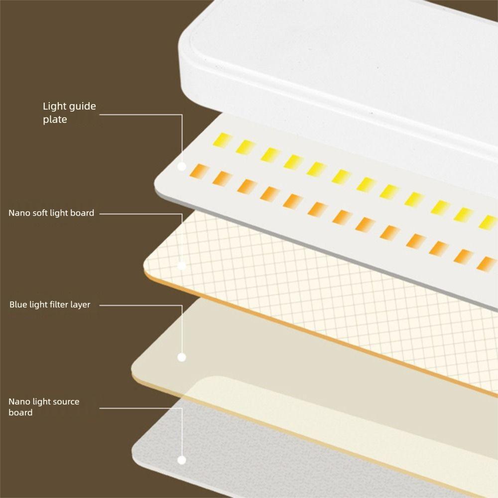 Регулируемая настольная лампа для чтения Защита глаз Светодиодная прикроватная лампа Ночной свет Обучение