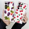 Чехол для Samsung Galaxy S26 S23 Ultra S25 Edge S21 S24 S22 FE S20 Plus Note 20 Ultra 10 Чехол для телефона Простые фрукты