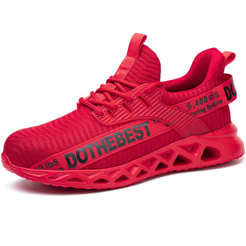 Защитные кроссовки, дышащая рабочая защитная обувь для мужчин и женщин, рабочие кроссовки с композитным носком, противоударные, защитные туфли, легкие