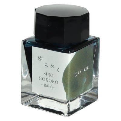 Sailor fountain pen Чернила для перьевой ручки, мерцающие чернила Sukishin SUKIGOKORO, краситель 20 мл 13-1530-202