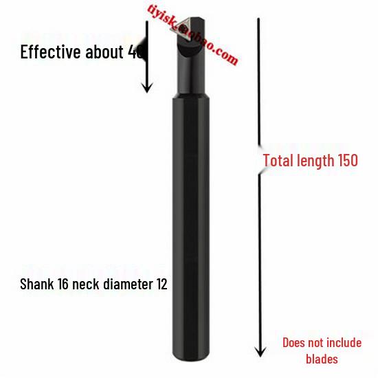 Треугольная расточная оправка 60° со сменной режущей головкой для внутренних отверстий, модель STWBR06/STWCR11.