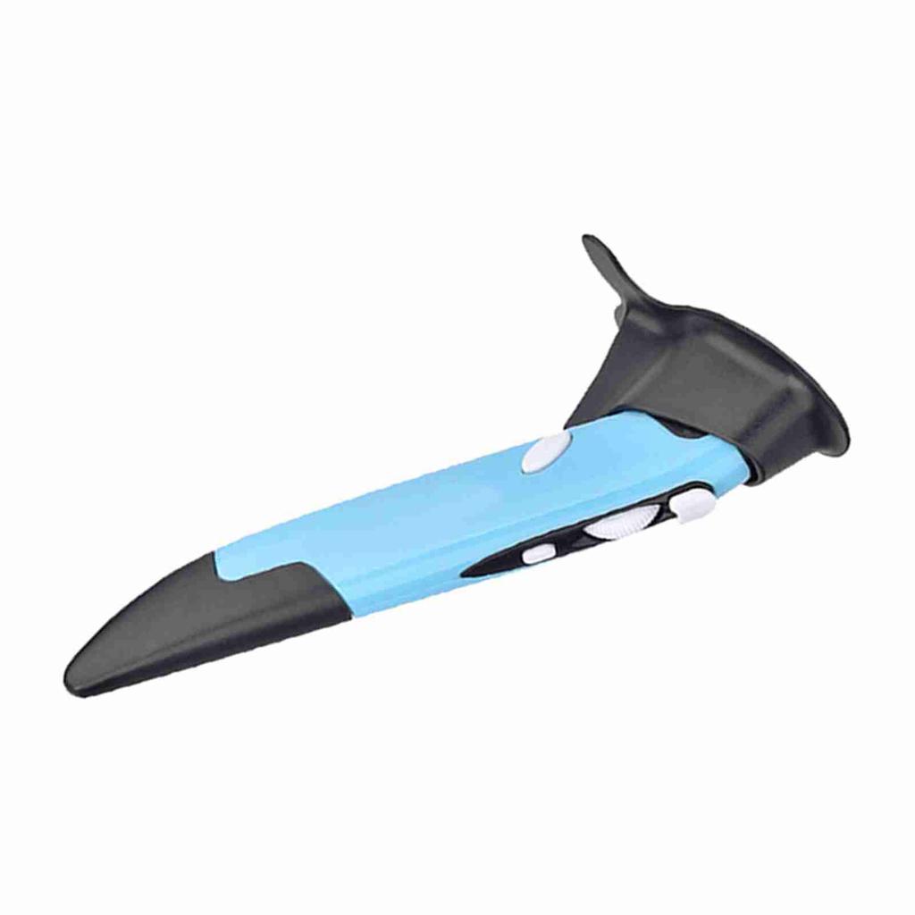 2,4 ГГц Беспроводная оптическая мышь-ручка Эргономичная мышь-ручка с регулируемым разрешением 500 1000 DPI Подключи и работай Широкая совместимость Синяя