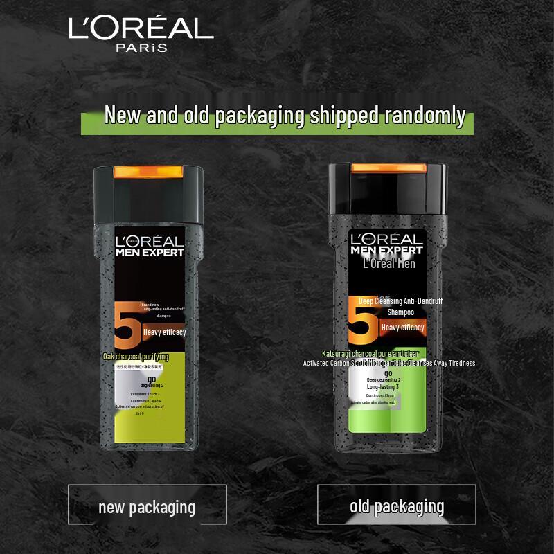 L'Oréal Men's Expert Oak Charcoal Anti-Dandruff Shampoo