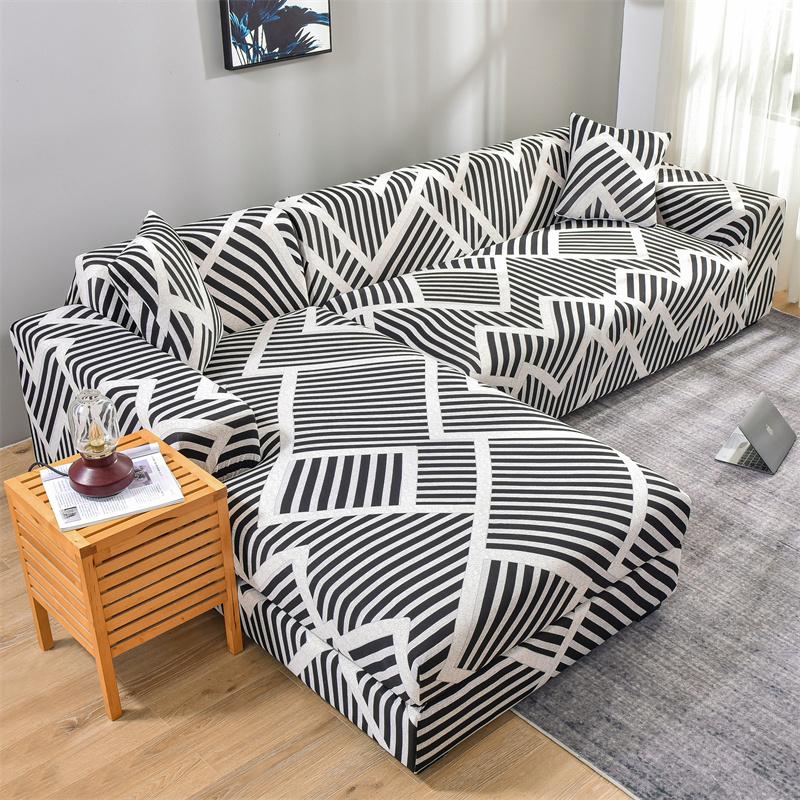 Sectional Sofa Covers Stretch Couch Slipcovers For L Shape Sectional Couch Chaise Sofa Furniture Protector Covers