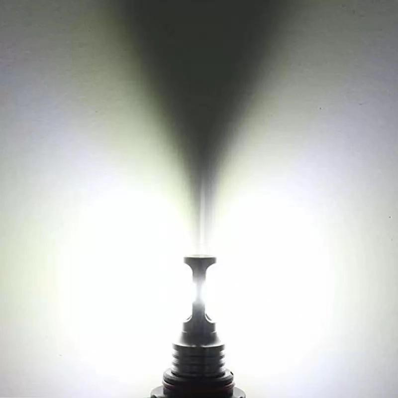 H11 Светодиодные лампы для противотуманных фар Высокая мощность 3000K 6000K 12000K H8 H9 H16JP Белый Желтый Синий Лампа противотуманной фары Комплект ДХО