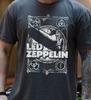 Футболка Led Zeppelin 1969 Дебютный Альбом на Винтажном Черном Comfort Colors 1717