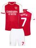 Футбольная форма Saka Arsenal 2023-2024 #7 издание Лиги Чемпионов Футбольные формы Тренировочный костюм Комплект