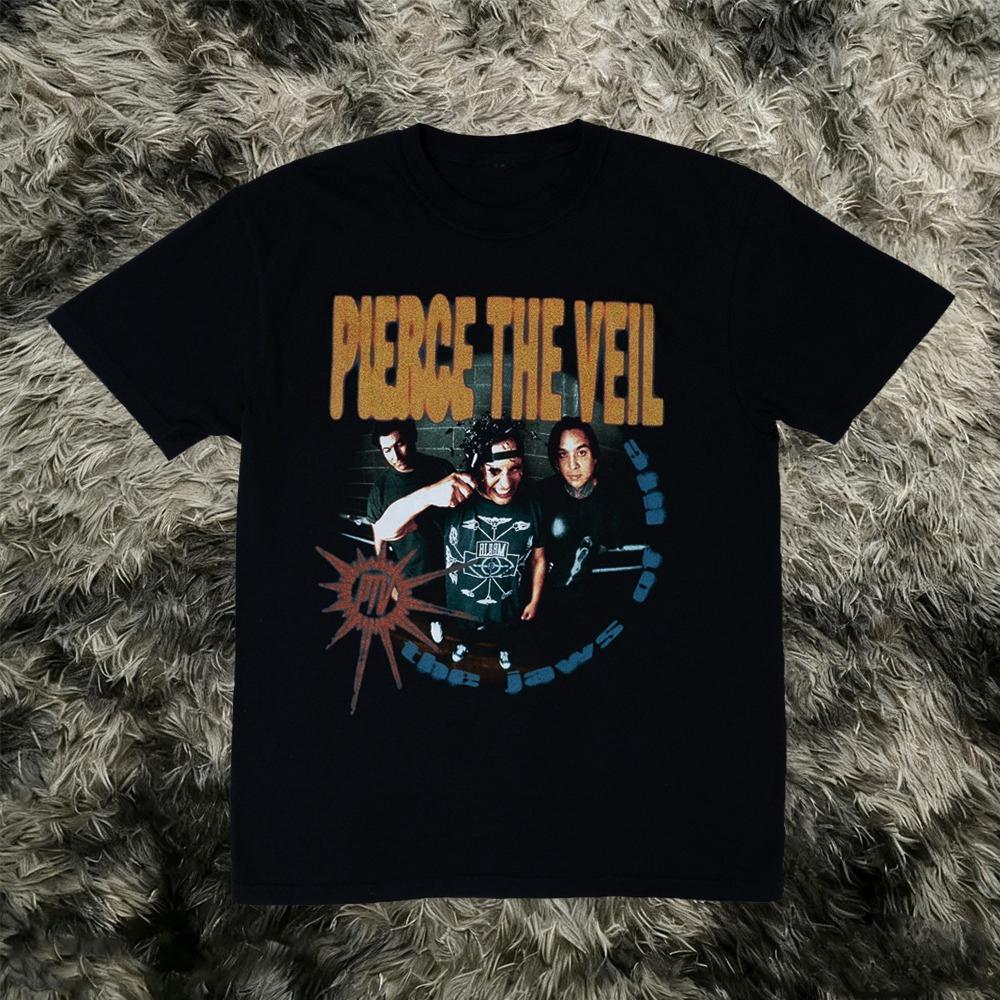 Винтажная футболка Pierce The Veil Мерч с рок-концерта Винтажная футболка с принтом Альтернативная одежда для метал-музыки Унисекс Подарок для фаната Футболки Топы