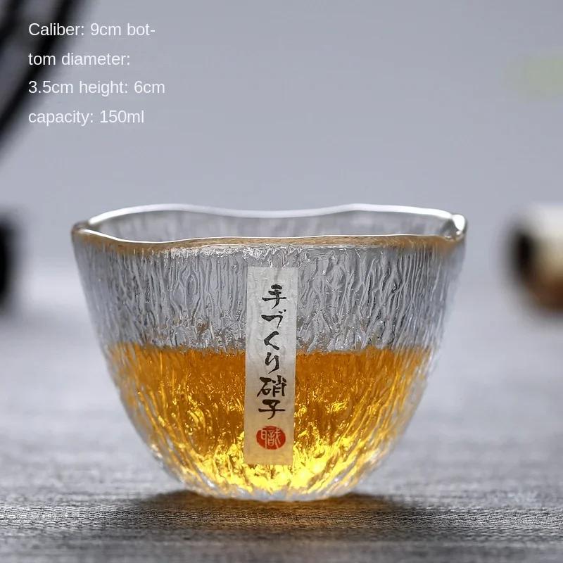 Стакан для виски японский винный бокал бытовой стеклянный винный бокал креативный узор «ледник» пивная кружка кофейные кружки