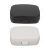 Hearing Aids Case Large Capacity Portable Quadrate Black Hearing Aids Storage Box for Home Outdoor T