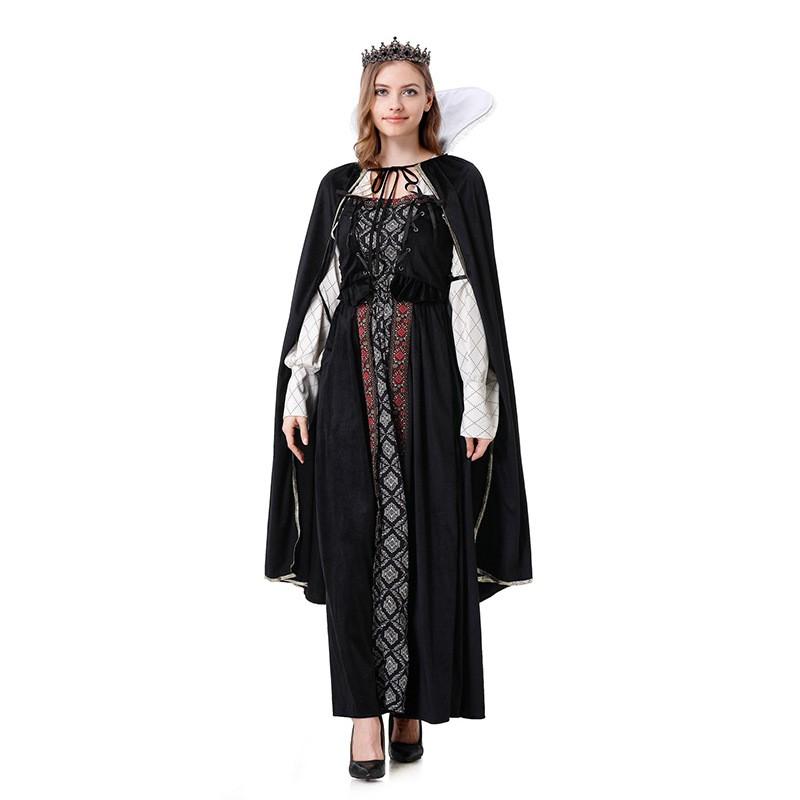 Halloween Costume Set King Queen Prince Princess Medieval Cosplay Party Outfit