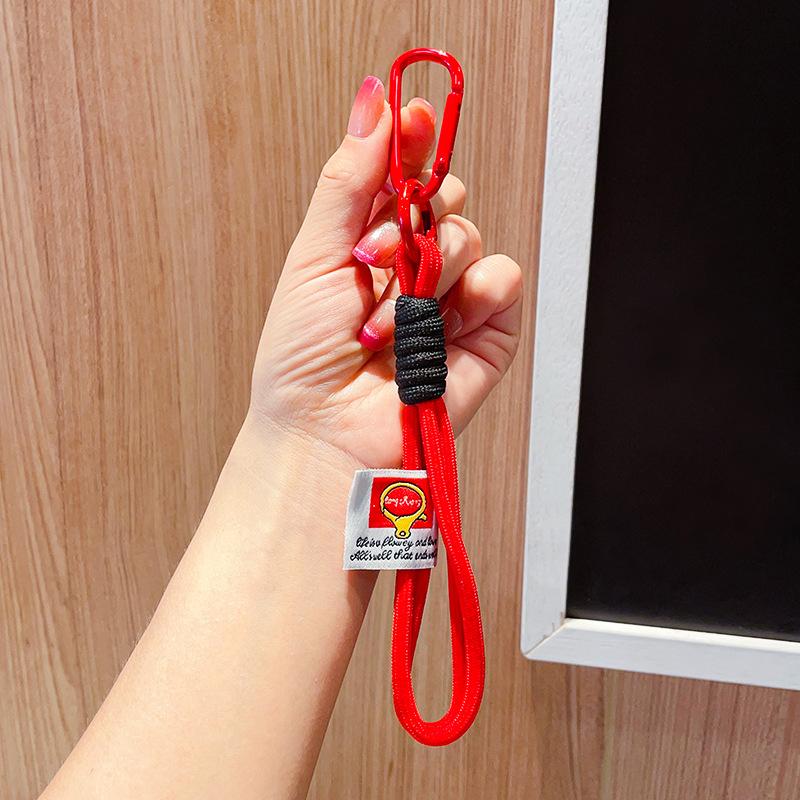 Yogodlns Colorful Nylon Rope Handbag Pendant With Carabiner Buckle Clips Bags Accessories Spare Parts for Bags
