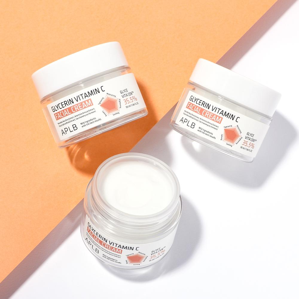 APLB Крем для лица с глицерином и витамином С 55 мл